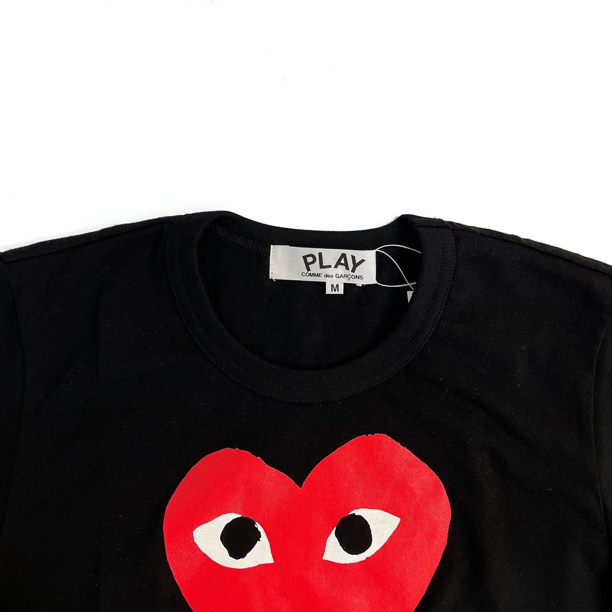 Comme Des Garcons Play Heart Print T-shirt | Designer code: P1T111 | Luxury Fashion Eshop | Lamode.com.hk