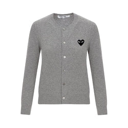 Comme Des Garcons Play Mini Heart Cardigan | Designer code: P1N023 | Luxury Fashion Eshop | Lamode.com.hk