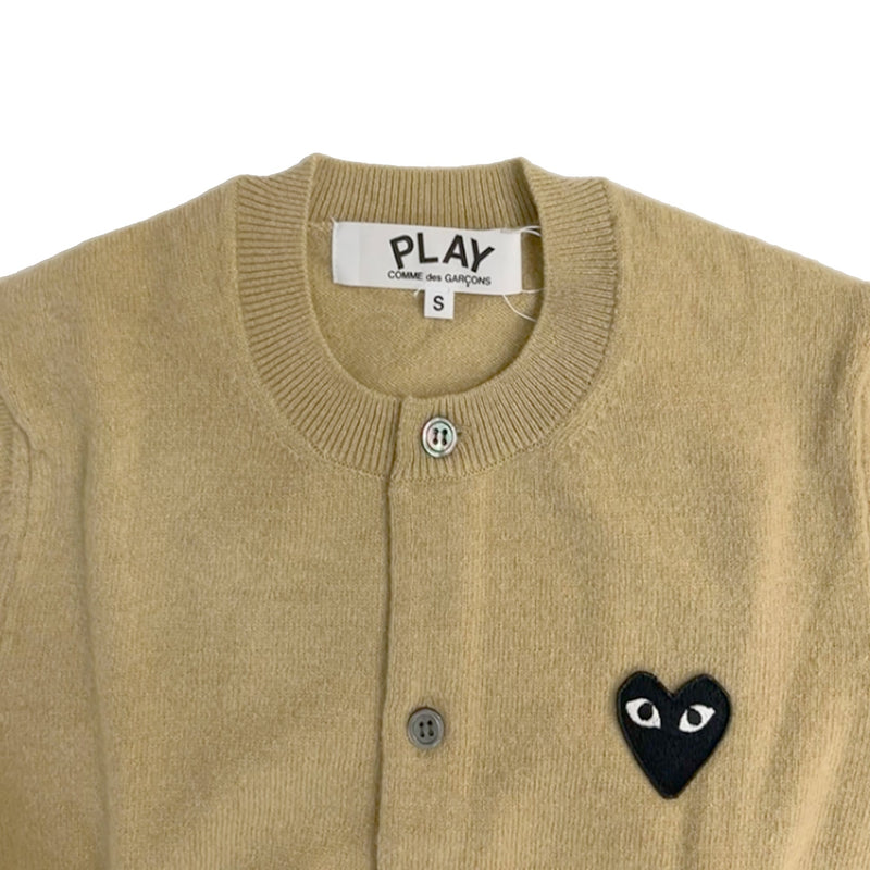 Comme Des Garcons Play Mini Heart Cardigan | Designer code: P1N023 | Luxury Fashion Eshop | Lamode.com.hk