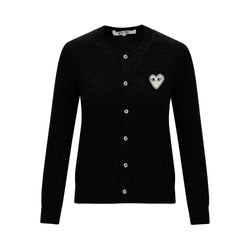 Comme Des Garcons Play Mini Heart Cardigan | Designer code: P1N061 | Luxury Fashion Eshop | Lamode.com.hk
