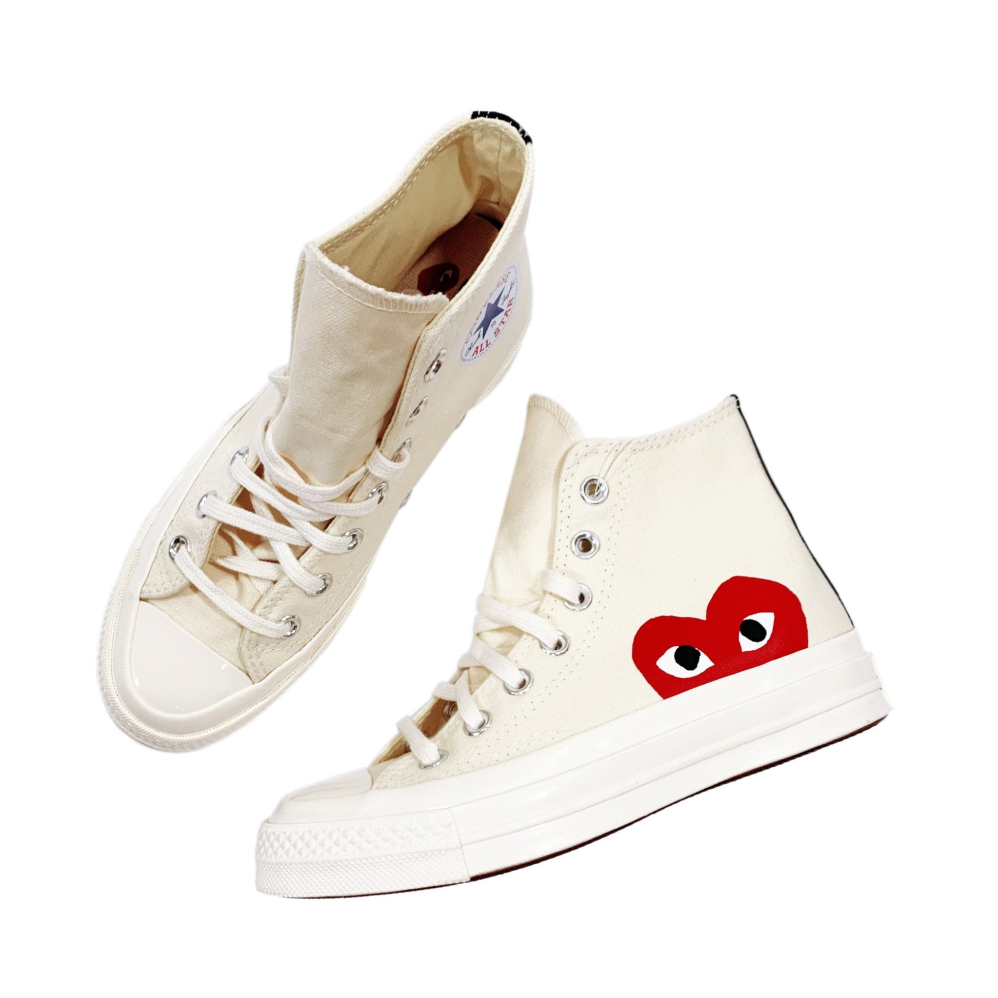 Converse Comme Des Garcons Cdg Play Chuck Taylor High | Designer code: P1K112 | Luxury Fashion Eshop | Lamode.com.hk