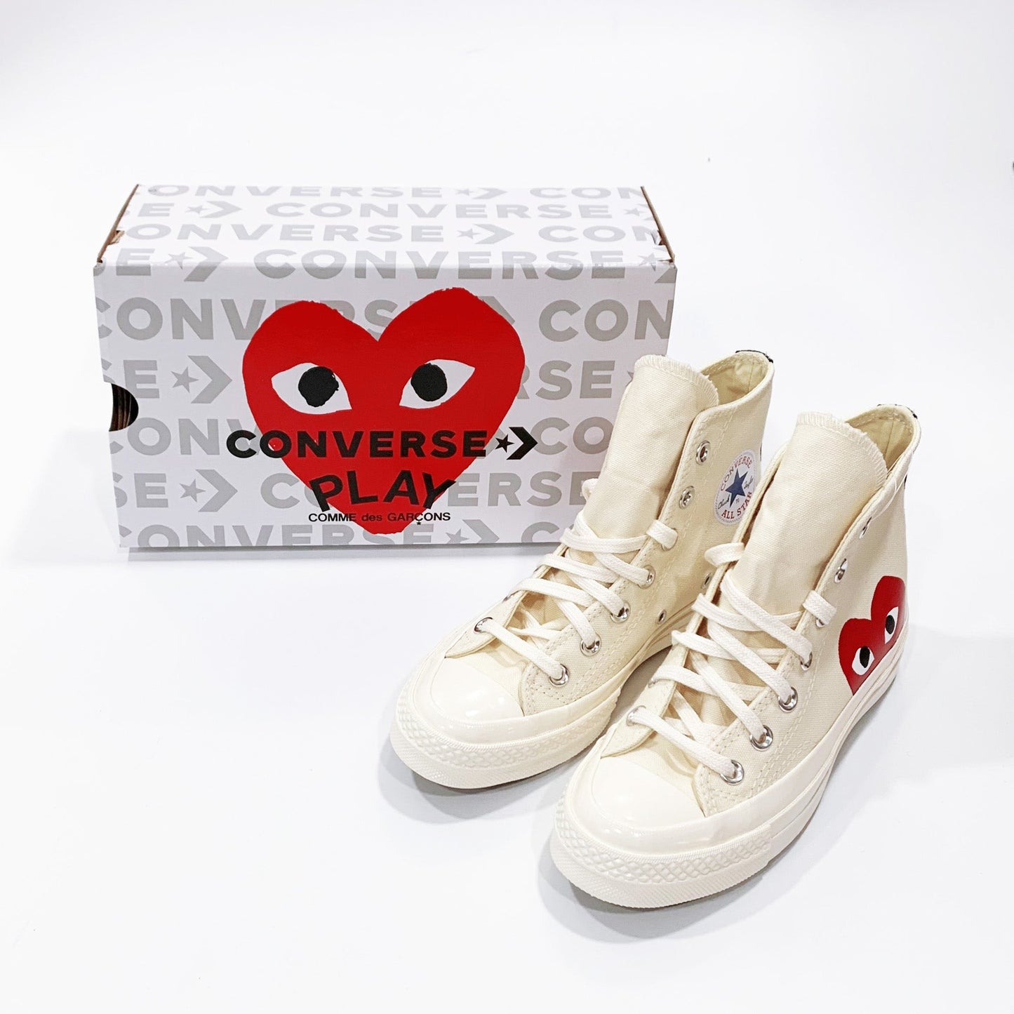 Converse Comme Des Garcons Cdg Play Chuck Taylor High | Designer code: P1K112 | Luxury Fashion Eshop | Lamode.com.hk