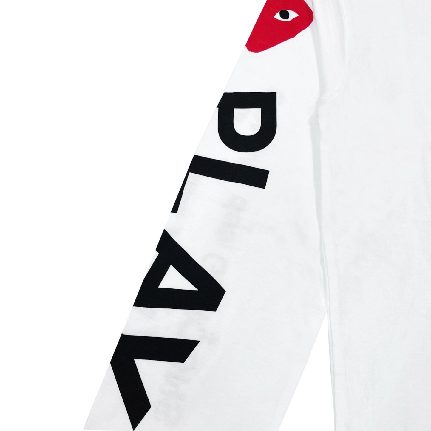 Comme Des Garcons Play Long Sleeve T-shirt | Designer code: P1T262 | Luxury Fashion Eshop | Lamode.com.hk