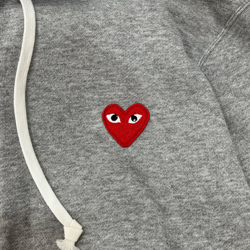 Comme Des Garcons Play Heart Patch Hoodie | Designer code: P1T168 | Luxury Fashion Eshop | Lamode.com.hk