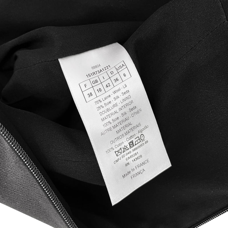 Dior Contrast Collar Dress | Designer code: 151R73A1221 | Luxury Fashion Eshop | Lamode.com.hk