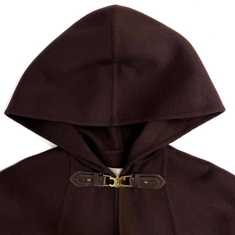 Celine Plain Oversized Logo Poncho | Designer code: 2M6456700 | Luxury Fashion Eshop | Lamode.com.hk