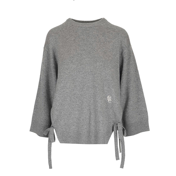Chloe Embroidered Logo Ribbon Sweater | Designer code: CHC20SMP56500 | Luxury Fashion Eshop | Lamode.com.hk