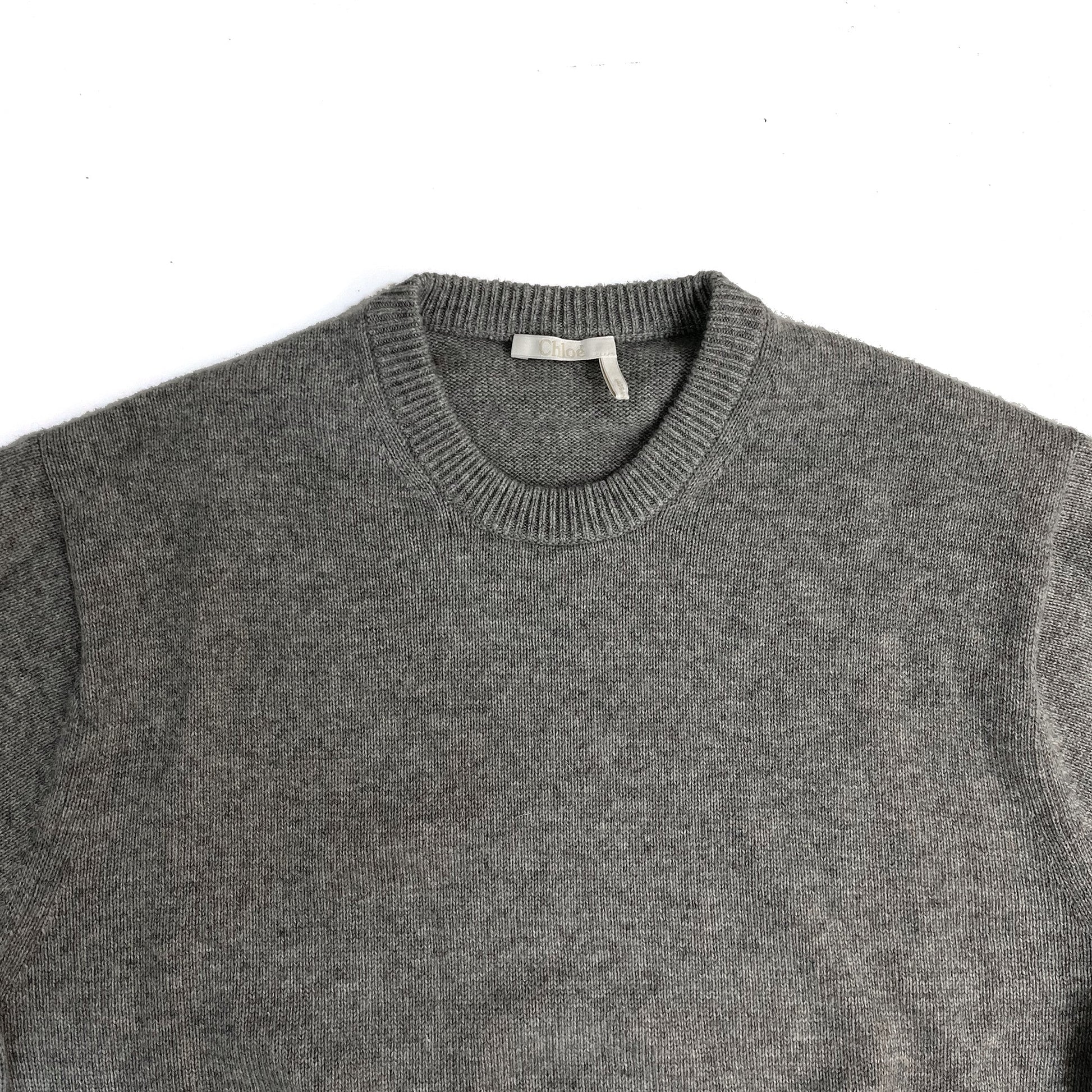 Chloe Embroidered Logo Ribbon Sweater | Designer code: CHC20SMP56500 | Luxury Fashion Eshop | Lamode.com.hk