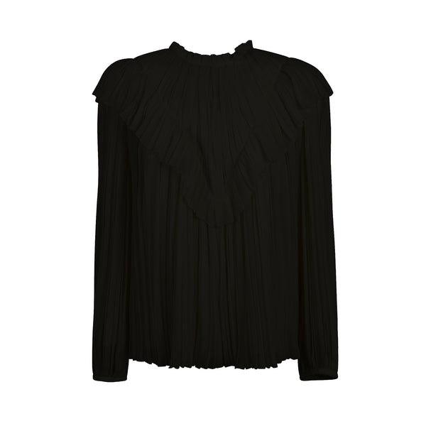 Chloe Pleated Shirt | Designer code: CHC21WHT05061 | Luxury Fashion Eshop | Lamode.com.hk