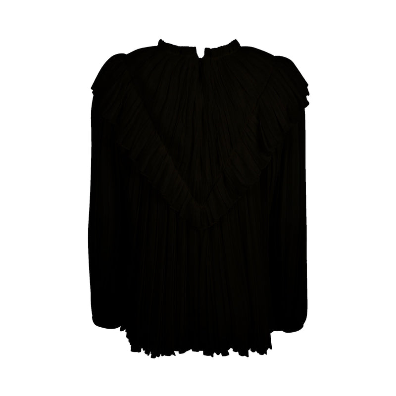 Chloe Pleated Shirt | Designer code: CHC21WHT05061 | Luxury Fashion Eshop | Lamode.com.hk