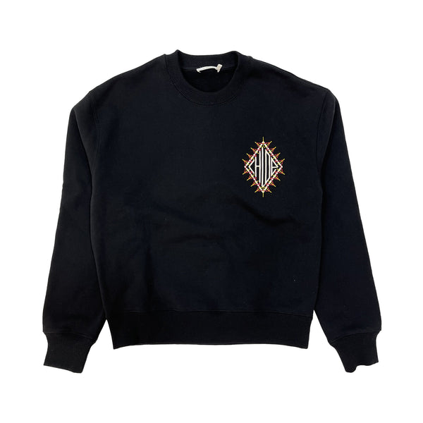 Chloe Embroidered Crew Neck Sweatshirt | Designer code: CHC21AJH46085 | Luxury Fashion Eshop | Lamode.com.hk