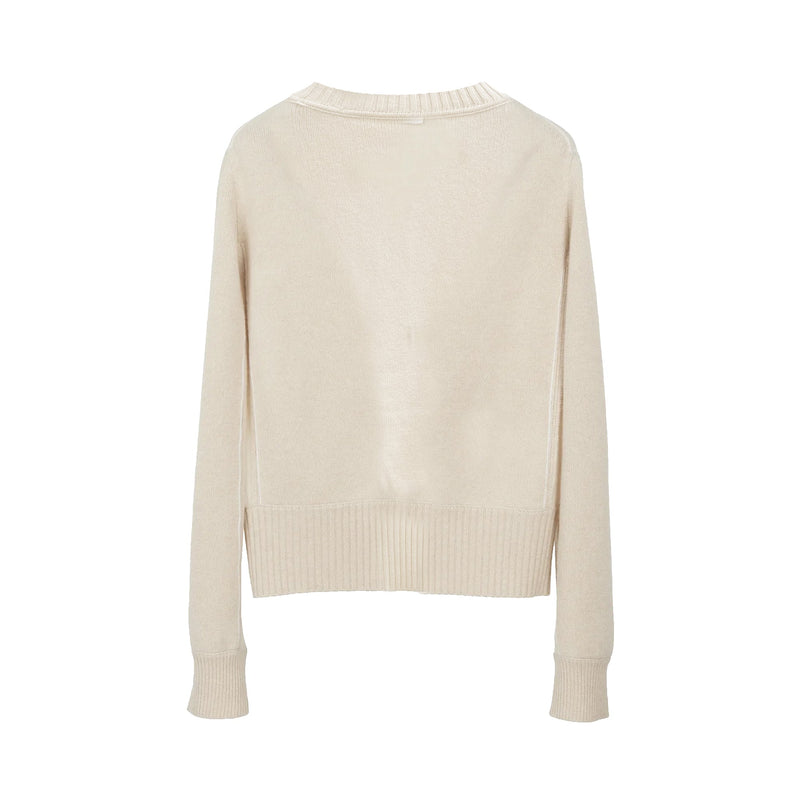 Chloe Knitted V Neck Cardigan | Designer code: CHC21AMC10685 | Luxury Fashion Eshop | Lamode.com.hk