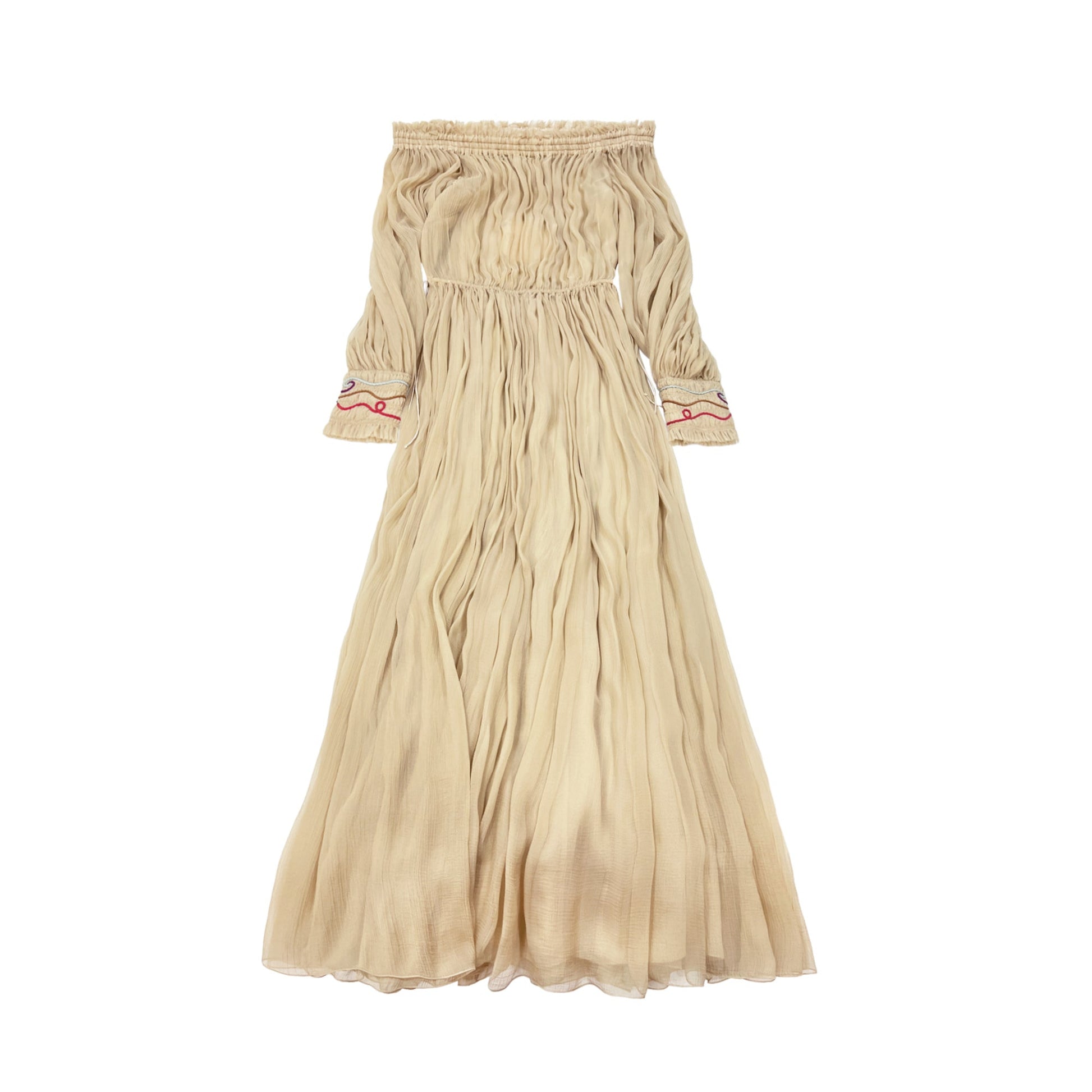 Chloe Off Shoulder Maxi Dress | Designer code: CHC22ARO43001 | Luxury Fashion Eshop | Lamode.com.hk