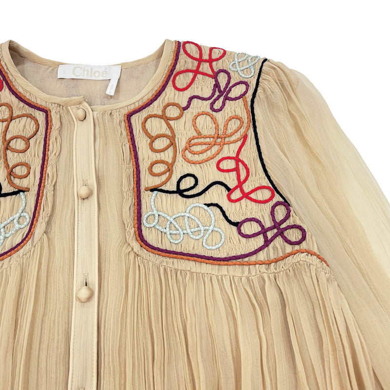 Chloe Embroidered Shirt | Designer code: CHC22AHT01001 | Luxury Fashion Eshop | Lamode.com.hk