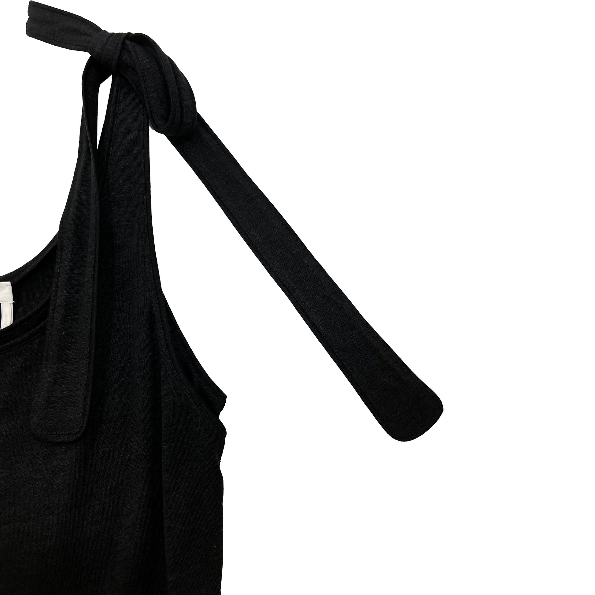 Chloe Black Linen Maxi Dress | Designer code: CHC22URO66081 | Luxury Fashion Eshop | Lamode.com.hk
