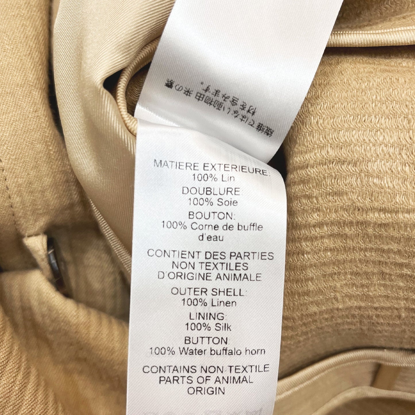 Chloe Belted Linen Jacket | Designer code: CHC22SVE25039 | Luxury Fashion Eshop | Lamode.com.hk