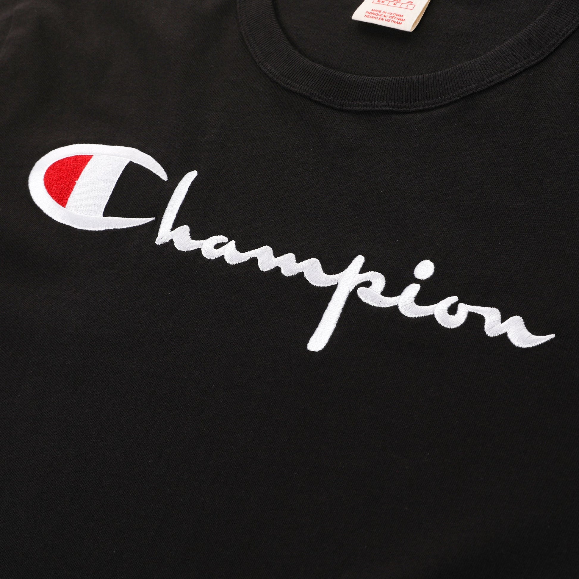 Champion Script Logo Crew Neck T-shirt | Designer code: 210972 | Luxury Fashion Eshop | Lamode.com.hk