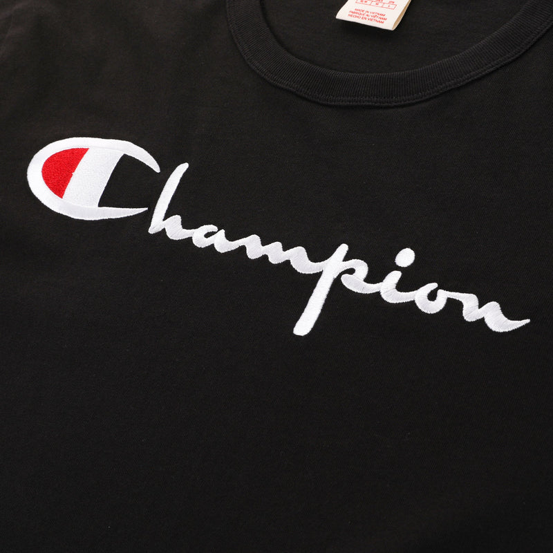 Champion Script Logo Crew Neck T-shirt | Designer code: 210972 | Luxury Fashion Eshop | Lamode.com.hk
