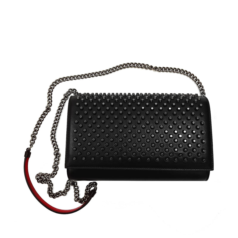 Christian Louboutin Paloma Spiked Leather Clutch Crossbody Bag, Designer  code: 3175013, Luxury Fashion Eshop