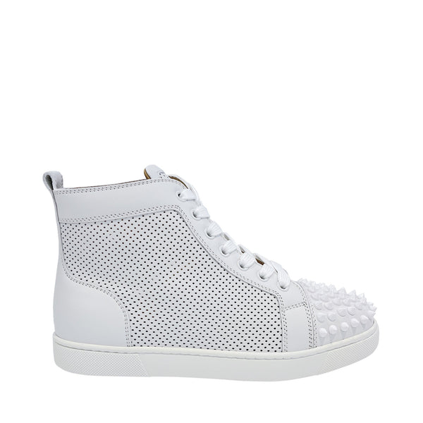 Christian Louboutin Lou Spikes Perforated Leather Sneakers | Designer code: 1210873 | Luxury Fashion Eshop | Lamode.com.hk