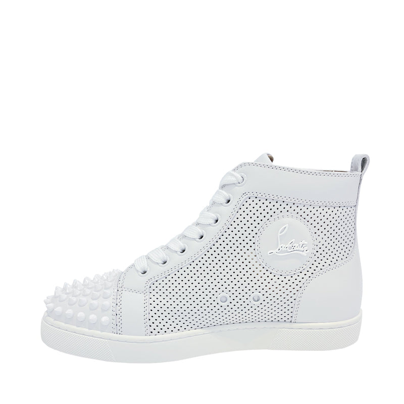 Christian Louboutin Lou Spikes Perforated Leather Sneakers | Designer code: 1210873 | Luxury Fashion Eshop | Lamode.com.hk