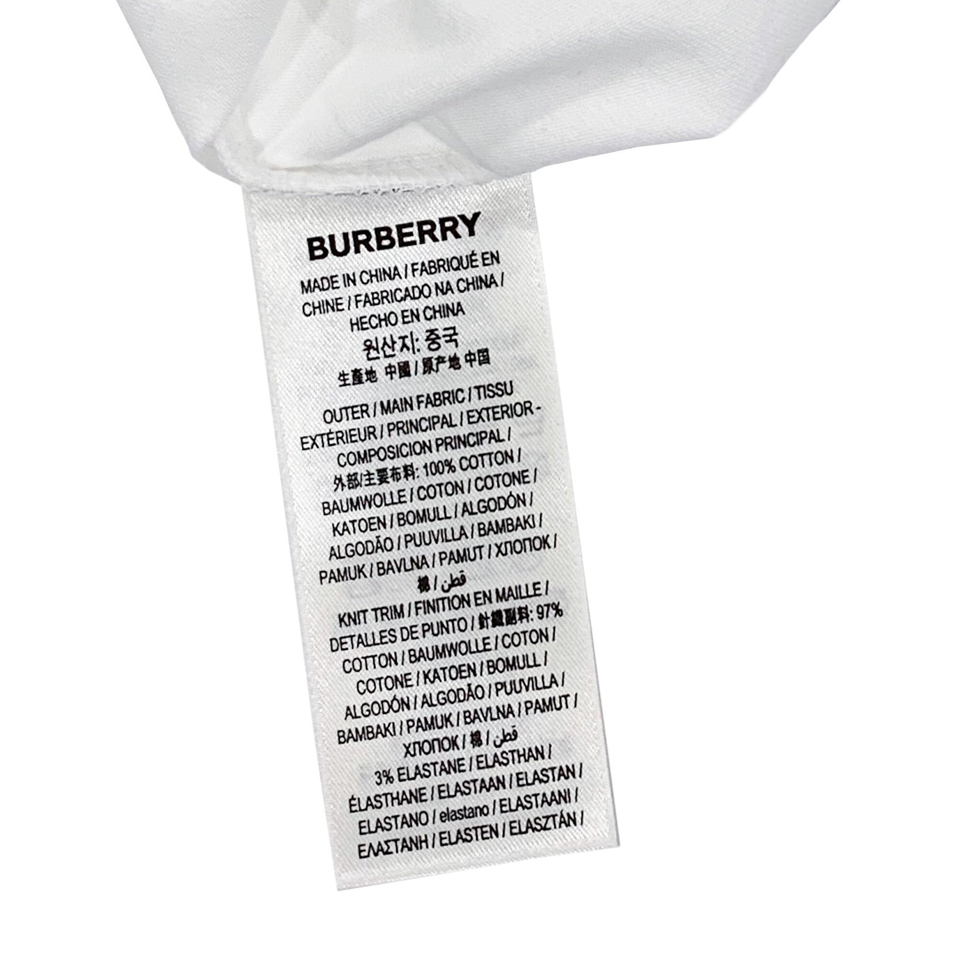 Burberry Check Pocket T-shirt | Designer code: 8043386 | Luxury Fashion Eshop | Lamode.com.hk