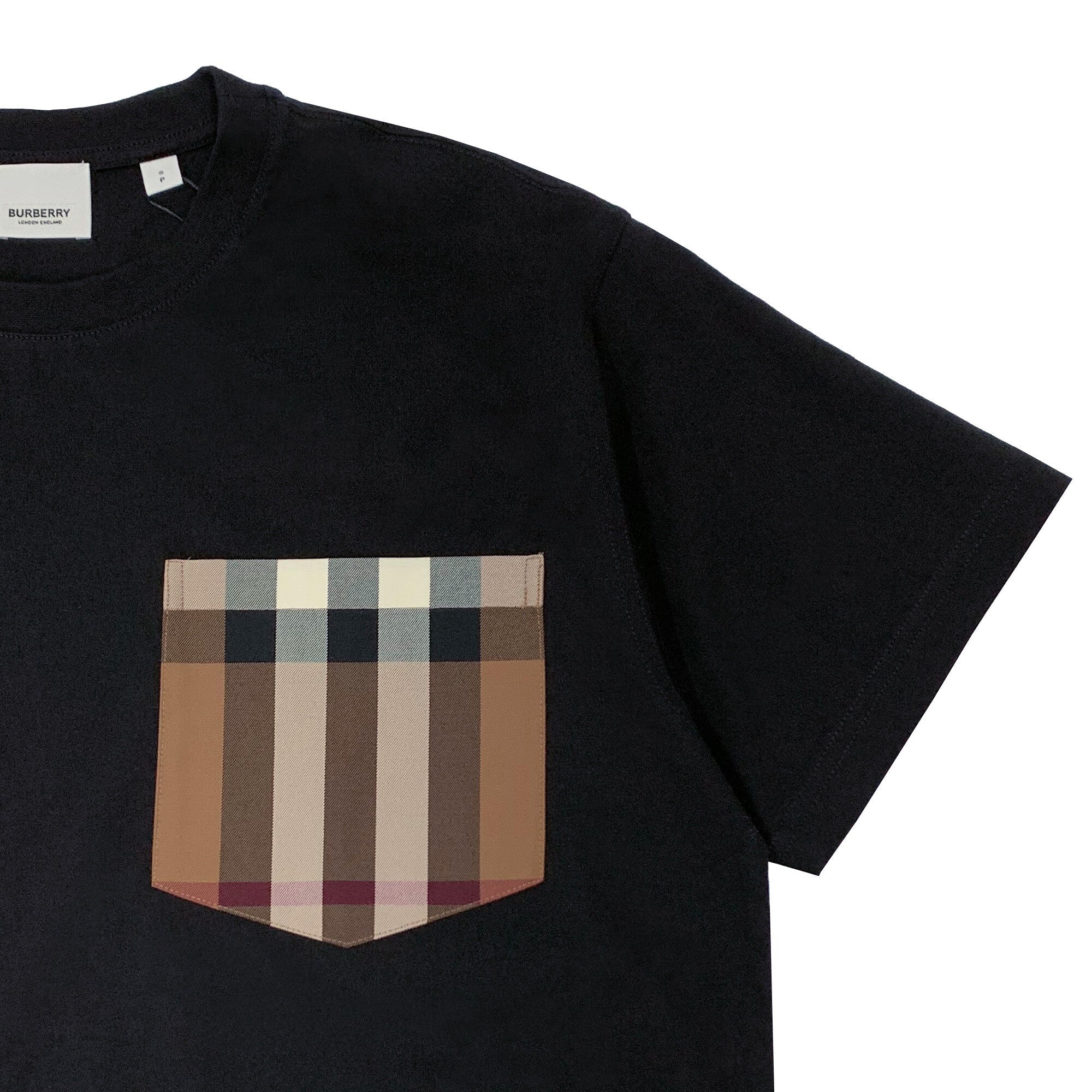 Burberry Check Pocket T-shirt | Designer code: 8044961 | Luxury