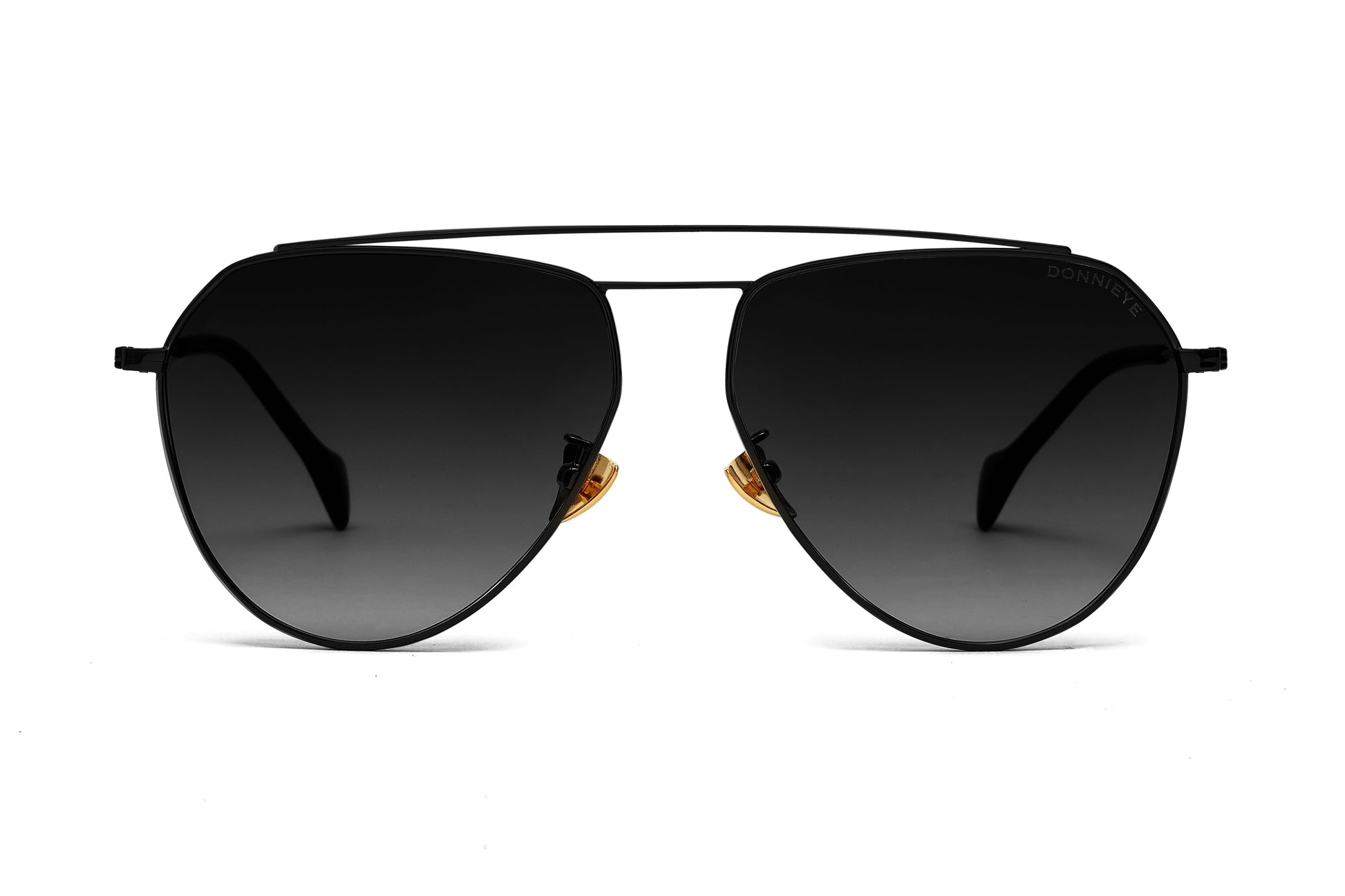 Donnieye Divine Black Aviator Sunglasses | Designer code: DYDIVINE | Luxury Fashion Eshop | Lamode.com.hk