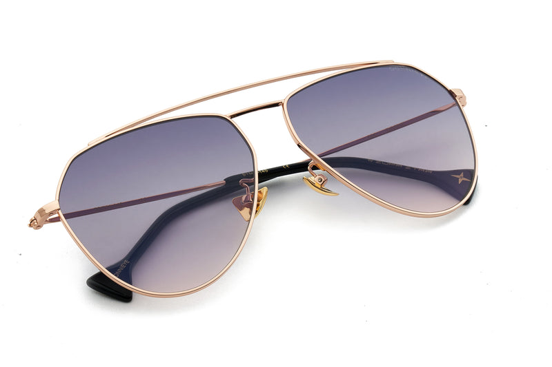 Donnieye Divine Black Aviator Sunglasses | Designer code: DYDIVINE | Luxury Fashion Eshop | Lamode.com.hk