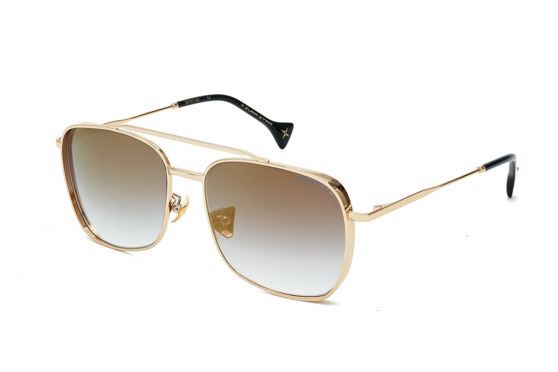 Donnieye Fearless Black Aviator Sunglasses | Designer code: DYFEARLESS | Luxury Fashion Eshop | Lamode.com.hk