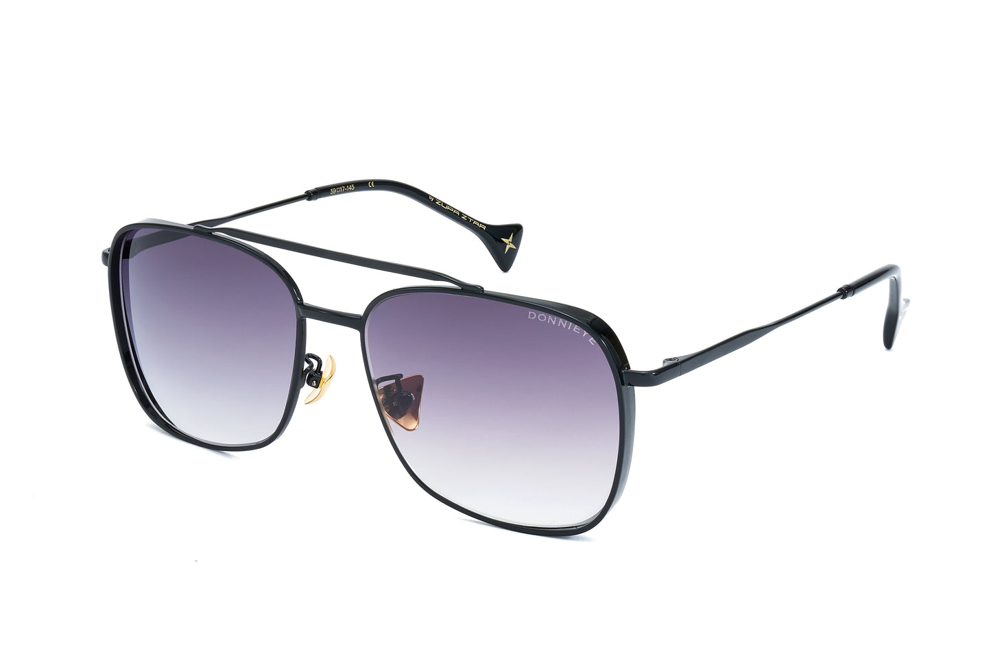 Donnieye Fearless Black Aviator Sunglasses | Designer code: DYFEARLESS | Luxury Fashion Eshop | Lamode.com.hk