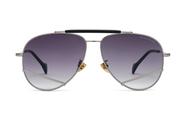 Donnieye Joy Gold Aviator Sunglasses | Designer code: DYJOY | Luxury Fashion Eshop | Lamode.com.hk