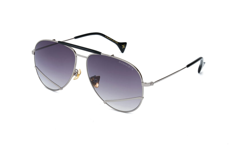 Donnieye Joy Gold Aviator Sunglasses | Designer code: DYJOY | Luxury Fashion Eshop | Lamode.com.hk
