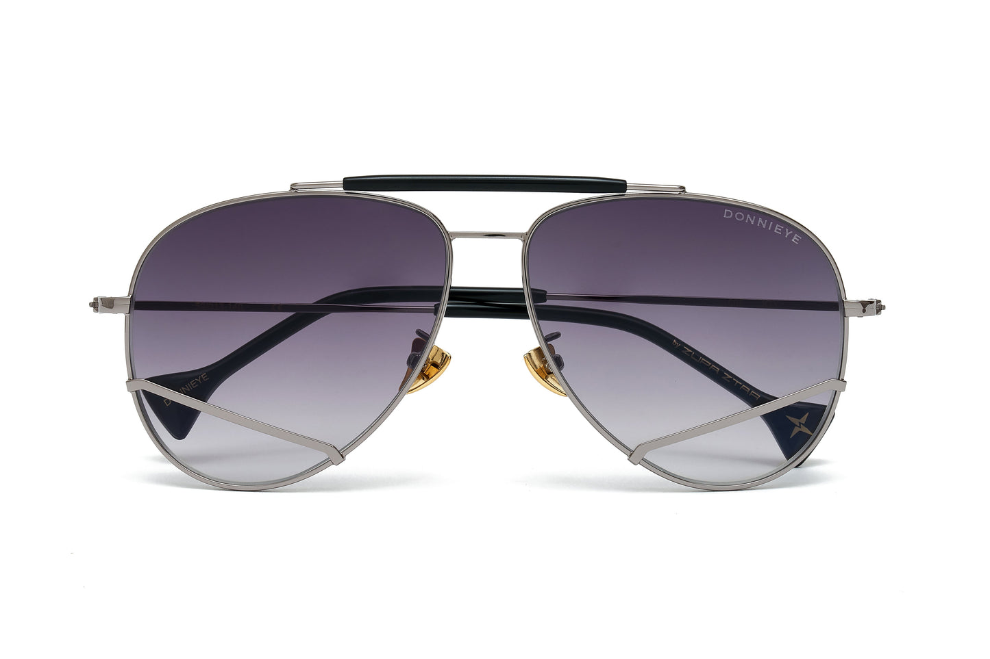 Donnieye Joy Gold Aviator Sunglasses | Designer code: DYJOY | Luxury Fashion Eshop | Lamode.com.hk