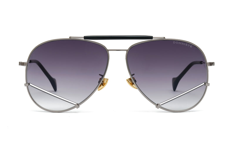 Donnieye Optimist Gold Aviator Sunglasses | Designer code: DYOPTIMIST | Luxury Fashion Eshop | Lamode.com.hk