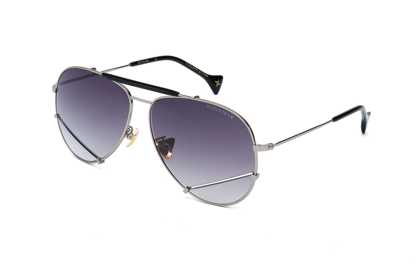 Donnieye Optimist Gold Aviator Sunglasses | Designer code: DYOPTIMIST | Luxury Fashion Eshop | Lamode.com.hk