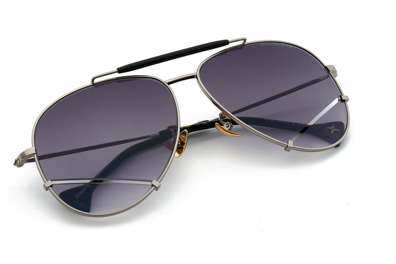 Donnieye Optimist Gold Aviator Sunglasses | Designer code: DYOPTIMIST | Luxury Fashion Eshop | Lamode.com.hk