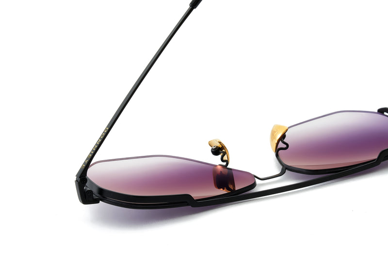 Donnieye Sagacious Black Aviator Sunglasses | Designer code: DYSAGACIOUS | Luxury Fashion Eshop | Lamode.com.hk