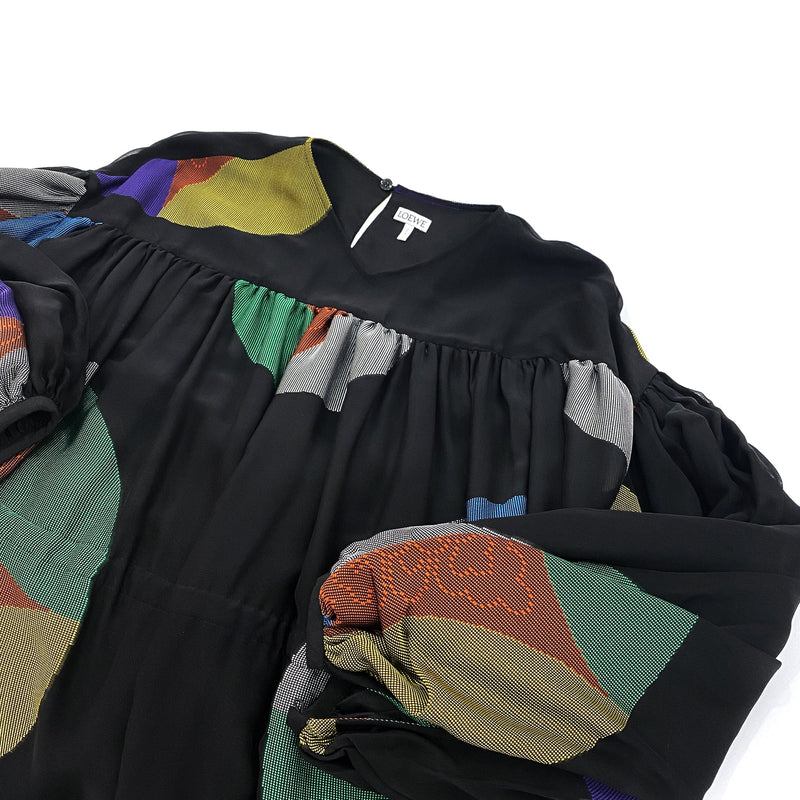 Loewe Geometric Print Dress | Designer code: S540Y09X24 | Luxury Fashion Eshop | Lamode.com.hk