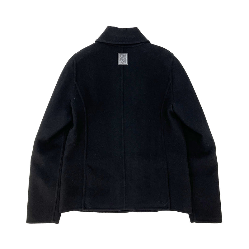 Loewe Black Wool Blend Blazer | Designer code: S540Y03X16 | Luxury Fashion Eshop | Lamode.com.hk