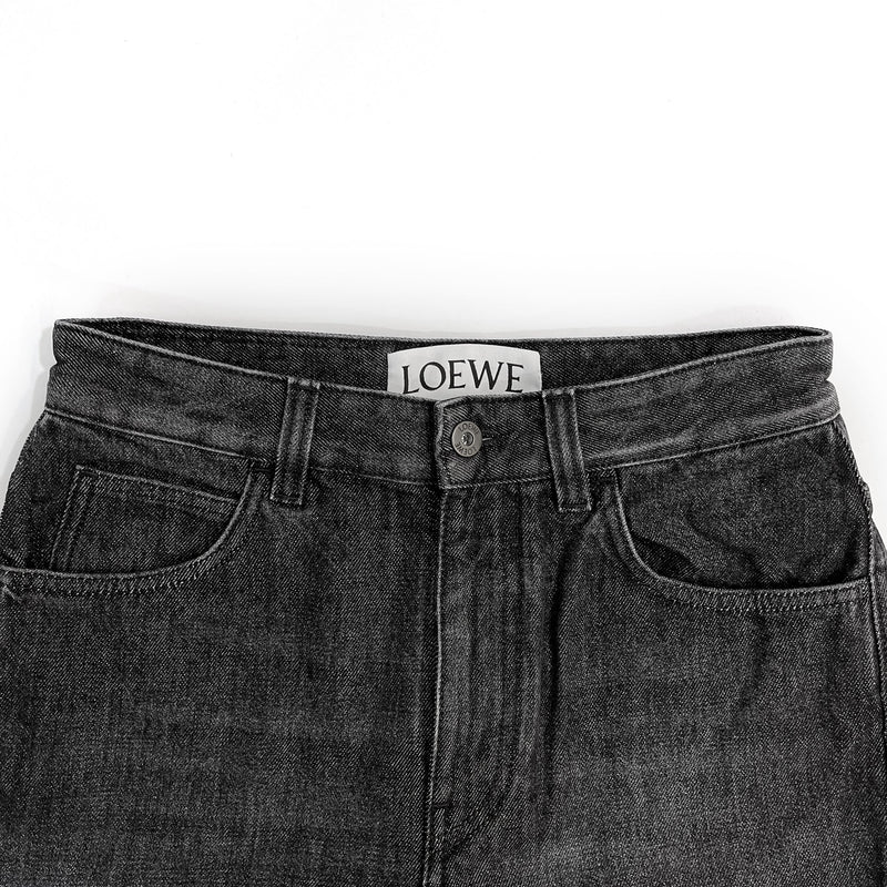 Loewe Curved Denim Jeans | Designer code: S540Y11X19 | Luxury Fashion Eshop | Lamode.com.hk
