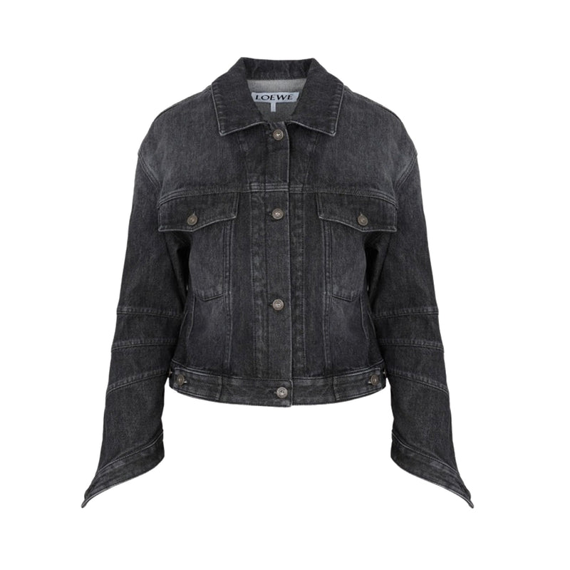 Loewe Twisted Denim Jacket | Designer code: S540Y50X17 | Luxury Fashion Eshop | Lamode.com.hk