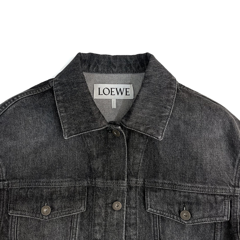 Loewe Twisted Denim Jacket | Designer code: S540Y50X17 | Luxury Fashion Eshop | Lamode.com.hk