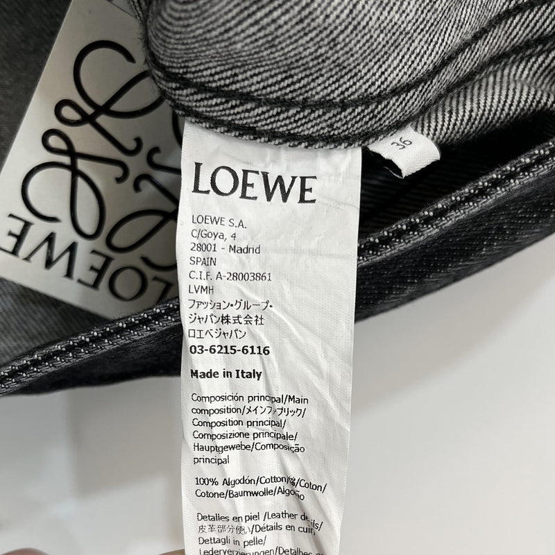 Loewe Twisted Denim Jacket | Designer code: S540Y50X17 | Luxury Fashion Eshop | Lamode.com.hk