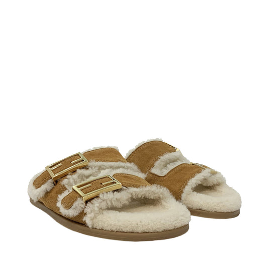Fendi Sheepskin Slides | Designer code: 8X8327TK6 | Luxury Fashion Eshop | Lamode.com.hk