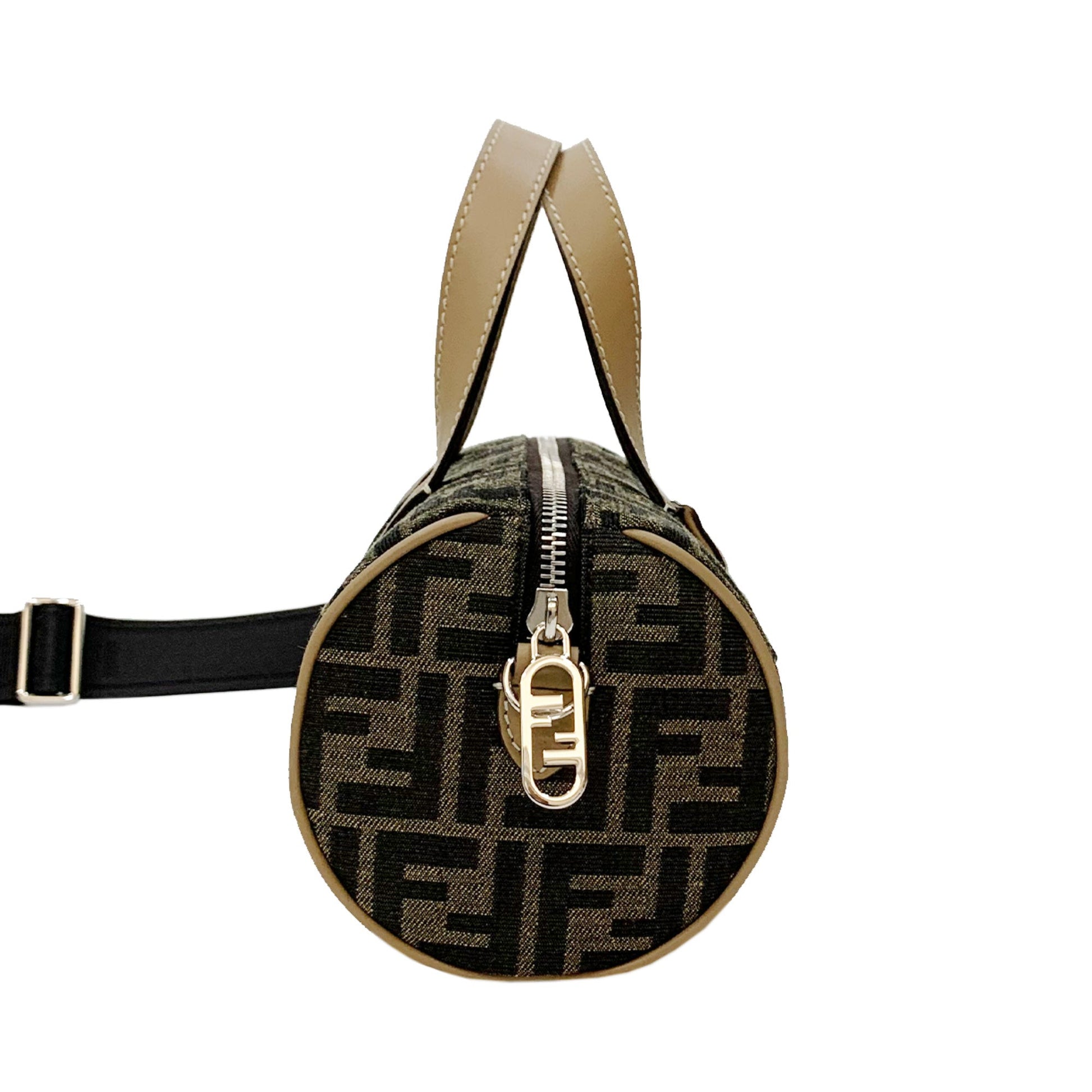 Fendi Monogram Jacquard Mini Top Handle Bag | Designer code: 7VA570A9ZL | Luxury Fashion Eshop | Lamode.com.hk