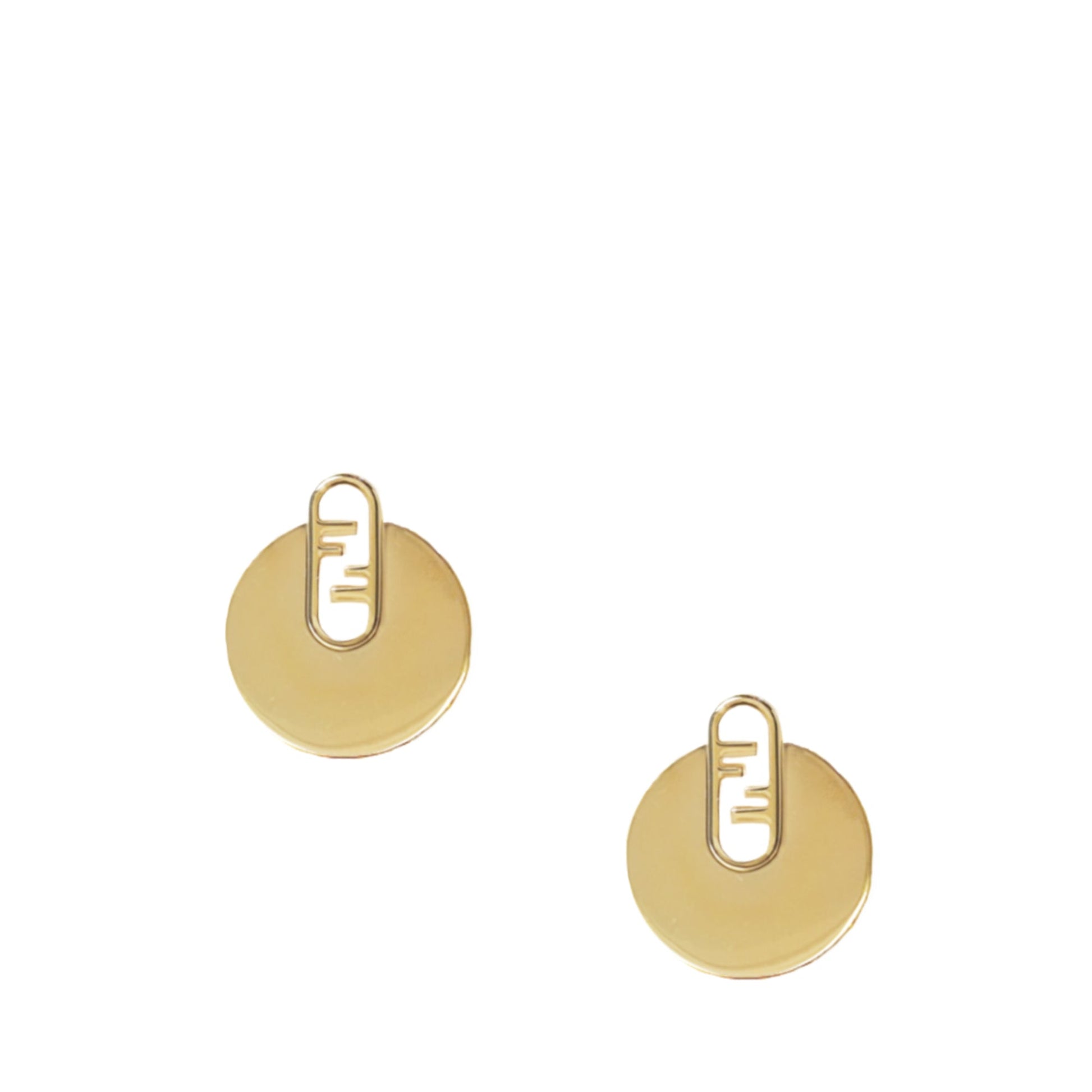 Fendi O'Lock Logo Earring | Designer code: 8AH530B08 | Luxury Fashion Eshop | Lamode.com.hk