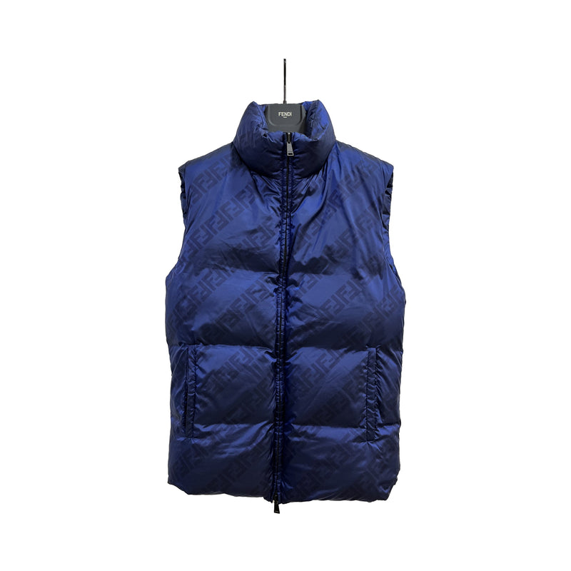 Fendi Reversible Logo Print Padded Gilet | Designer code: FT0043AGZJ | Luxury Fashion Eshop | Lamode.com.hk