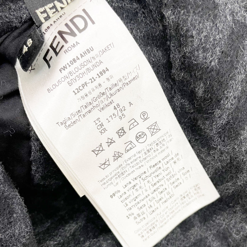 Fendi Reversible Jacket With FF Collar | Designer code: FW1084AHBU | Luxury Fashion Eshop | Lamode.com.hk