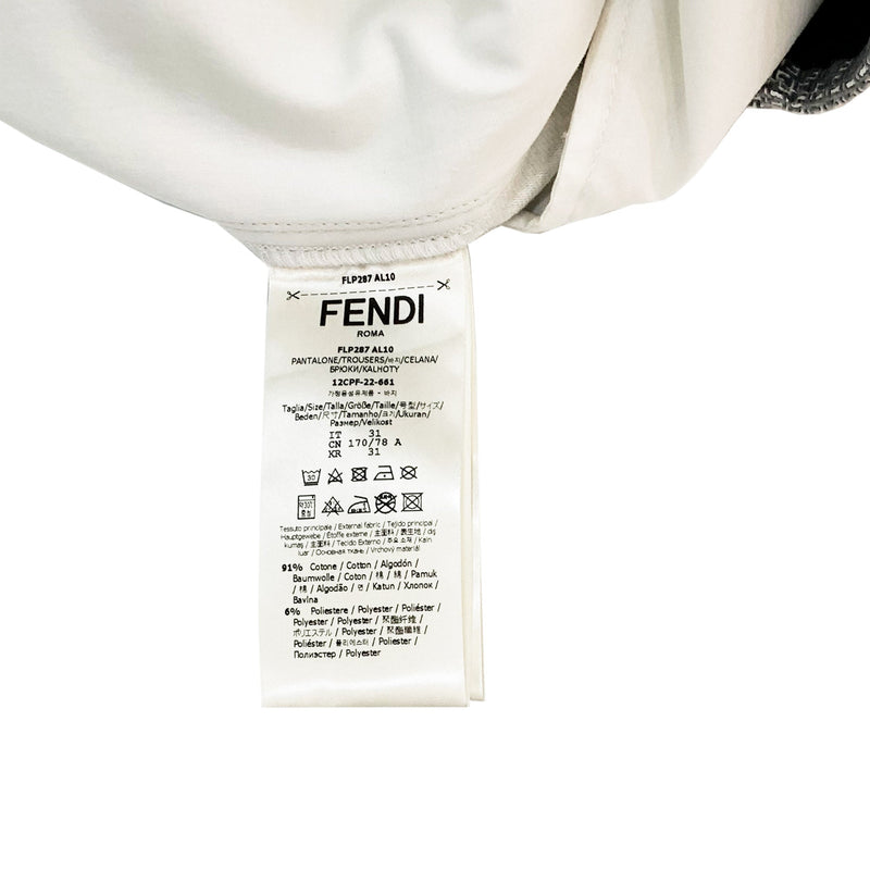 Fendi FF Logo Pants | Designer code: FLP287AL10 | Luxury Fashion Eshop | Lamode.com.hk